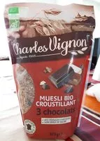 Mängden socker i Muesli bio croustillant 3 chocolats