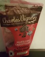 Mängden socker i Muesli bio croustillant chocolat fruits rouges