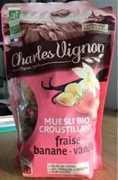Mängden socker i Muesli bio croustillant fraise - banane - vanille