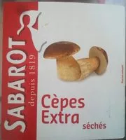 Mängden socker i Cèpes extra séchés