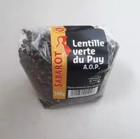 Mängden socker i Lentilles vertes du Puy AOC SABAROT