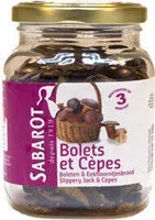 Mängden socker i Bolets et cèpes séchés