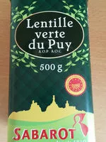 Mängden socker i Lentille verte du Puy