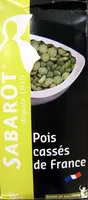 Mängden socker i Pois cassés de France Sabarot