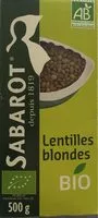 Mängden socker i Lentilles Blondes Bio - 500G
