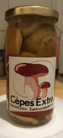 Mängden socker i Cèpes extra