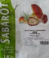 Mängden socker i Sélection de champignon