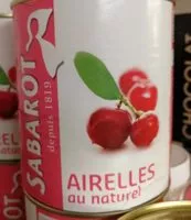 Mängden socker i Airelles au naturel Sabarot