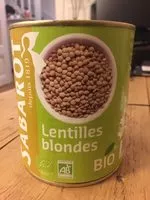 Mängden socker i Lentilles Blondes Bio Boite 4 / 4