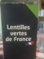 Mängden socker i Lentille vertes de France