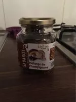 Mängden socker i Champignons mélange séché Sabarot