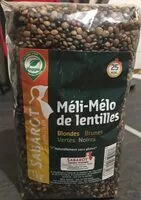 Mängden socker i Meli melo de lentilles