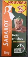 Mängden socker i Pois Chiches 'cuisson Rapide' 300g.