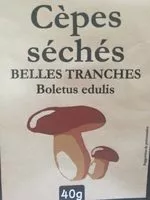 Mängden socker i Cèpes séchés