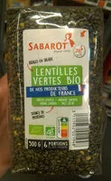 Mängden socker i Lentilles Vertes Bio