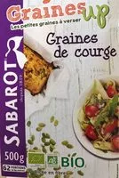 Mängden socker i Graines de courge