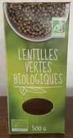 Mängden socker i Lentilles vertes biologiques