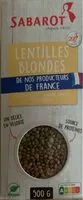 Mängden socker i Lentilles blondes