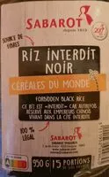Mängden socker i Riz interdit noir