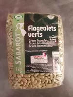 Mängden socker i Flageolet vert