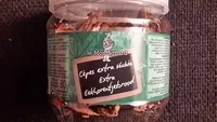 Mängden socker i Cèpes extra séchés