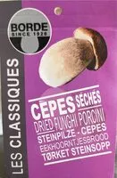 Mängden socker i Cèpes séchés