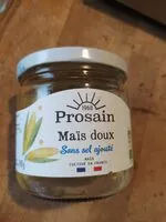 Mängden socker i Maïs doux sans sel ajouté