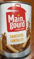 Mängden socker i Saucisse lentilles