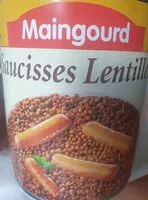 Mängden socker i Saucisses lentilles