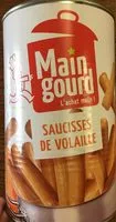 Mängden socker i Saucisses de volaille