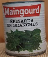 Mängden socker i Épinard en Branches