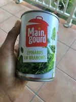 Mängden socker i Epinards en branche