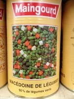 Mängden socker i Macédoine De Légumes