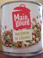Mängden socker i Macédoine De Légumes