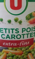 Mängden socker i petits pois carottes extra fins