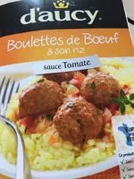 Mängden socker i Boulette de boeuf et son riz