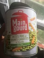 Mängden socker i petit pois et carottes