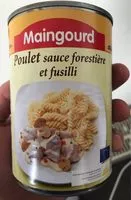 Mängden socker i Poulet sauce firestiere et fusilli