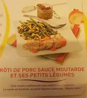 Mängden socker i Rôti de porc sauce moutarde et ses petits légumes