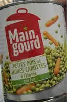 Mängden socker i Petit pois et jeunes carottes