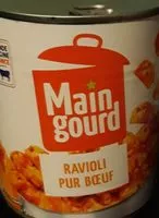 Mängden socker i Ravioli pur boeuf