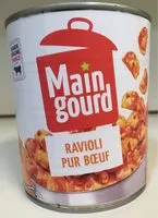 Mängden socker i Ravioli pur boeuf