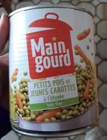 Mängden socker i Petits pois  et jeunes carottes