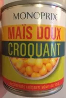 Mängden socker i Maïs doux croquant