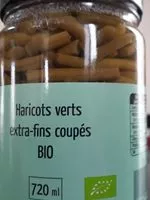 Mängden socker i Haricots verts extra-fins coupés BIO