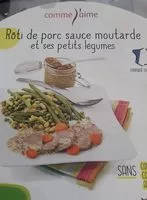 Mängden socker i Rôti de porc sauce moutarde et ses petits légumes