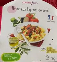 Mängden socker i Penne aux légumes du soleil