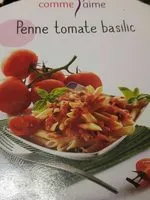 Mängden socker i Penne tomate basilic