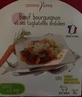 Mängden socker i Boeuf bourguignon et ses tagliatelles ondulées