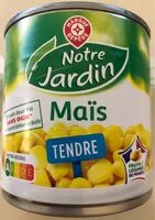 Mängden socker i Maïs tendre